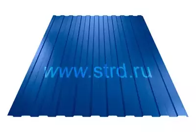 Профнастил C 8 0.35±0.07мм Полиэстер Россия RAL 5005 (синий) ВИК