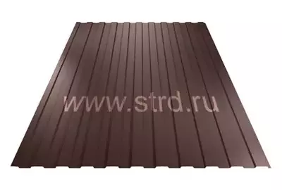 Профнастил C 8 0.35±0.07мм Полиэстер Россия RAL 8017 (коричневый) ВИК