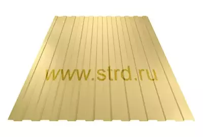 Профнастил C 10 0.35±0.07мм Полиэстер Россия RAL 1014 (бежевый) ВИК