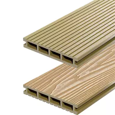 Террасная доска Decking Urban пустотелая дерево вельвет Орех (медовый клён) 150х 24мм